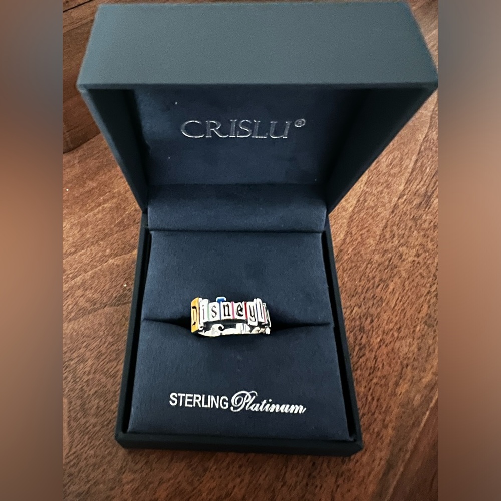 Crislu Disney Marquee ring size 11